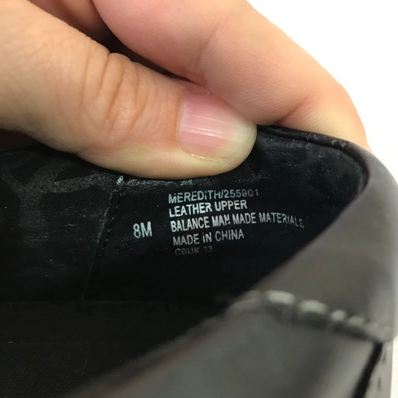 Nurse Mates Black Leather Meredith Work Shoe - Picture 8 of 10